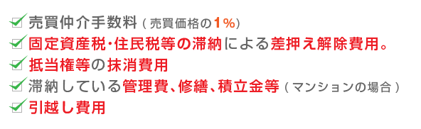 控除可能な費用一覧